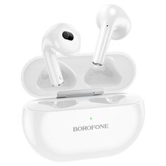 Наушники True Wireless Borofone с микрофоном BW09 Sound, керамический белый с микрофоном BW09 Sound, керамический белый