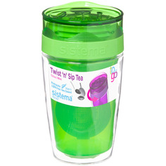 Термокружка Sistema To-Go Twist n Sip Tea 370мл Green (21476) To-Go Twist n Sip Tea 370мл Green (21476)