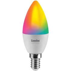 Умная лампочка Camelion LSH7/C35/RGBСW/Е14/WIFI LSH7/C35/RGBСW/Е14/WIFI