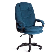 Кресло компьютерное Tetchair COMFORT LT (22) флок Blue COMFORT LT (22) флок Blue