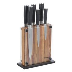 Набор кухонных ножей Werner Nero на подставке, 6 предметов Nero на подставке, 6 предметов