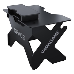 Стол компьютерный игровой VMMGAME SPACE 120 DARK черный с подставкой BASE SPACE 120 DARK черный с подставкой BASE