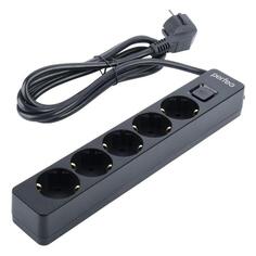 Сетевой фильтр Perfeo Real Stream 1.8м черный Real Stream 1.8м черный