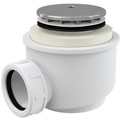 Сифон AlcaPlast д/душевого поддона хромированный, арт. A47CR-50 д/душевого поддона хромированный, арт. A47CR-50