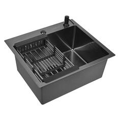 Мойка кухонная Wisent WS35044B/W302644B/W405B/WGER010 WS35044B/W302644B/W405B/WGER010