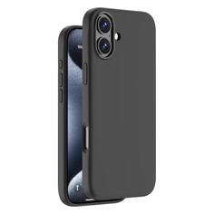 Чехол Deppa Liquid Silicone Magsafe для iPhone 16 черный Liquid Silicone Magsafe для iPhone 16 черный