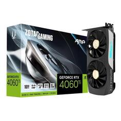 Видеокарта Zotac RTX4060Ti 16GB AMP GDDR6 128bit 3xDP HDMI 2FAN Me RTX4060Ti 16GB AMP GDDR6 128bit 3xDP HDMI 2FAN Me