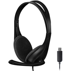 Наушники для компьютеров A4Tech HU-9 черный 1.8м накладные HU-9 черный 1.8м накладные