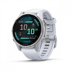 Смарт-часы Garmin Fenix 8 AMOLED 43мм серебристый белые Fenix 8 AMOLED 43мм серебристый белые