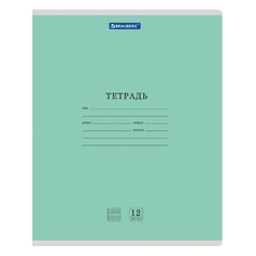 Тетрадь предметная Brauberg 880055 косая линия 12 л, 20 штук 880055 косая линия 12 л, 20 штук