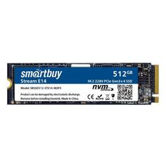 SSD накопитель Smartbuy Stream E14 512GB TLC NVMe PCIe3 SBSSD512-STE14-M2 Stream E14 512GB TLC NVMe PCIe3 SBSSD512-STE14-M2