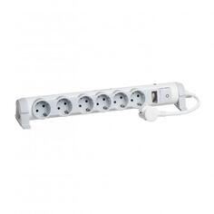 Сетевой фильтр Legrand Safe control 6X2К+З 3 м бело-серый (694647) Safe control 6X2К+З 3 м бело-серый (694647)