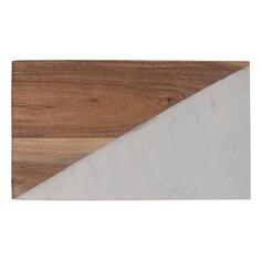 Доска разделочная BORGHOUSE на ножках мрамор/акация 36х20 см на ножках мрамор/акация 36х20 см