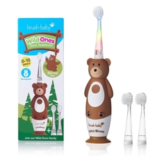 Электрическая зубная щетка Brush-Baby Sonic WildOnes Медведь коричневая Sonic WildOnes Медведь коричневая