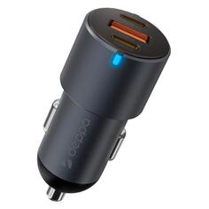 Автомобильное зарядное устройство Deppa USB-A+2xUSB-C PowerDelivery 60W USB-A+2xUSB-C PowerDelivery 60W