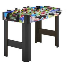 Игровой стол футбол UNIX line 101x42 см черный (GTSU101X42CL) 101x42 см черный (GTSU101X42CL)