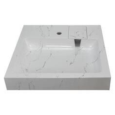 Раковина (умывальник) Stella Polar Солярис 60*60, белый мрамор Солярис 60*60, белый мрамор