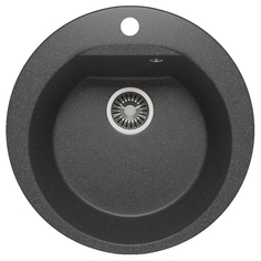 Мойка кухонная POLYGRAN ATOL-520 №16 черный(627444) ATOL-520 №16 черный(627444)