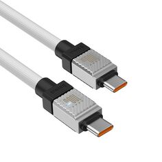 Кабель USB Type-C Baseus CoolPlay Series Fast Charging Cable 100W 2м White CoolPlay Series Fast Charging Cable 100W 2м White