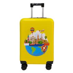 Чемодан Lats XS (арт.705) Москва, желтый XS (арт.705) Москва, желтый