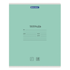 Тетрадь предметная Brauberg 880050 косая линия 12 л, 20 штук 880050 косая линия 12 л, 20 штук