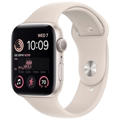 Смарт-часы Apple Watch SE 2022 44mm Starlight Aluminum Case with Starlight Sport Band, размер M/L (MNTE3) Watch SE 2022 44mm Starlight Aluminum Case with Starlight Sport Band, размер M/L (MNTE3)
