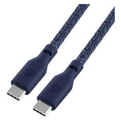 Кабель USB Type-C uBear Trend USB-C/USB-C 2,4м синий Trend USB-C/USB-C 2,4м синий
