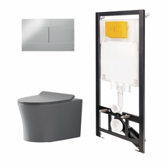Комплект унитаза Point Вега 886914SIOO+PN41711GM Вега 886914SIOO+PN41711GM