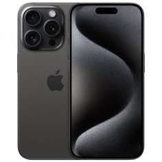 Восстановленный смартфон Apple iPhone 15 Pro 256GB Dual Sim Black Titanium, хороший iPhone 15 Pro 256GB Dual Sim Black Titanium, хороший