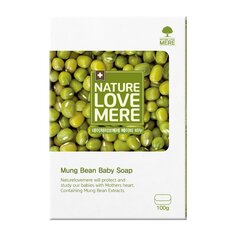 Мыло детское для лица и тела с экстрактом бобов мунг, 100 г Nature Love Mere