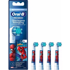 Комплект насадок для электрической зубной щетки Spiderman, 4 шт Oral B