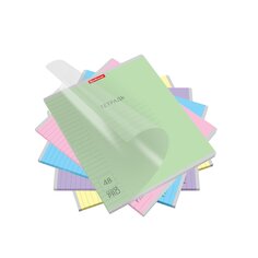 Комплект тетрадей 5 шт. 48 листов, линейка, общая, пластик.обл. на скобе Erich Krause