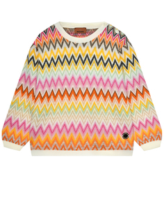 Джемпер с декором &quot;зигзаги&quot;, разноцветный Missoni