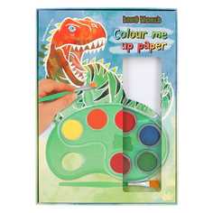 Альбом для творчества с акварельными красками Dino World Colour me up Depesche