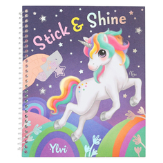 Раскраска Ylvi Stick&amp;Shine с наклейками и фольгой Depesche