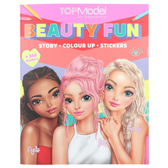 Раскраска TOPModel BEAUTY FUN с наклейками Depesche