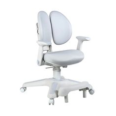 Детское кресло Fortuna Grey (с подлокотниками и подставкой) Fundesk