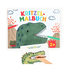 Раскраска Dino World MINI DINO Kritzel Depesche