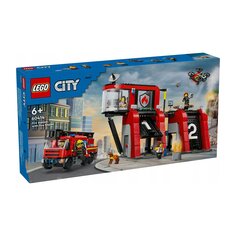Конструктор CITY Fire Station With Fire Truck Lego