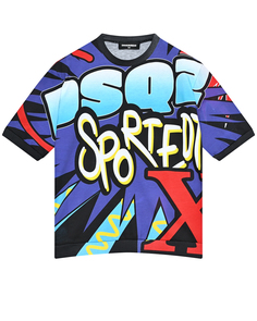 Футболка с принтом &quot;DSQ2 sported&quot; Dsquared2
