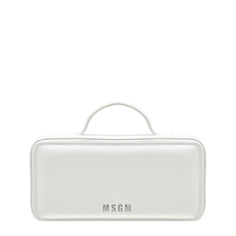 Сумка клатч, белая Msgm