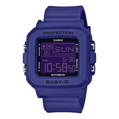 Часы Baby-G BGD-10K синий, прозрачный чехол Casio