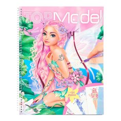 Книжка-раскраска TOPModel Stickern Fantasy с наклейками Depesche