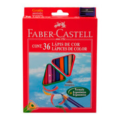 Карандаши цветные 36 цв., с точилкой Faber Castell