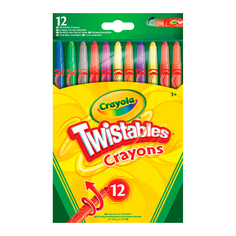 Восковые выкручивающихся мелки, 12 шт. Crayola