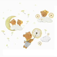 Интерьерные наклейки &quot;Мишки&quot;, 140х165 см Jan&Sofie