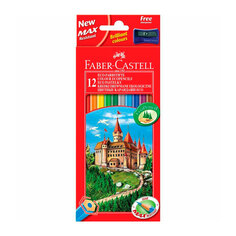 Карандаши цветные &quot;Замок&quot;, 12 цветов Faber Castell