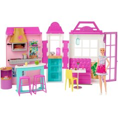 Игровой набор &quot;Гриль-ресторан (с куклой)&quot; Barbie
