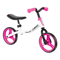 Бело-розовый беговел GO BIKE Globber