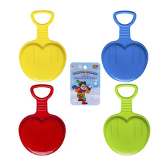 Ледянка Зимние забавы, ширина сиденья 34 см, в ассортименте 4 цвета A Btoys